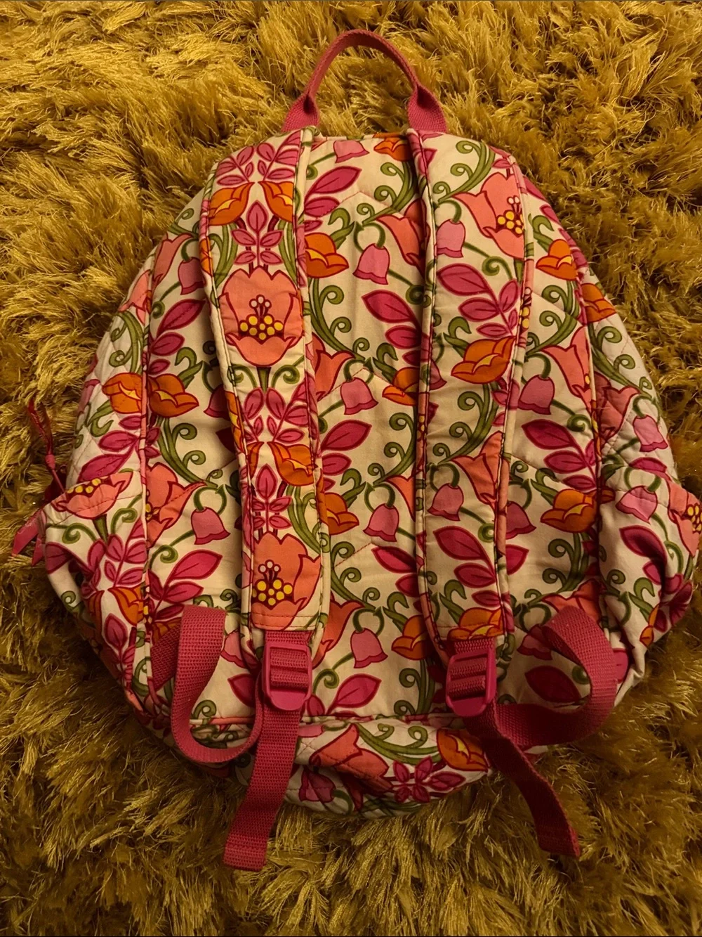 Vera Bradley Campus Backpack in the retired Lilli Bell pattern